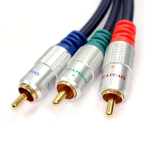 Kenable Pure Ofc Shielded Component Video Rgb Yuv Cable Rca Phono