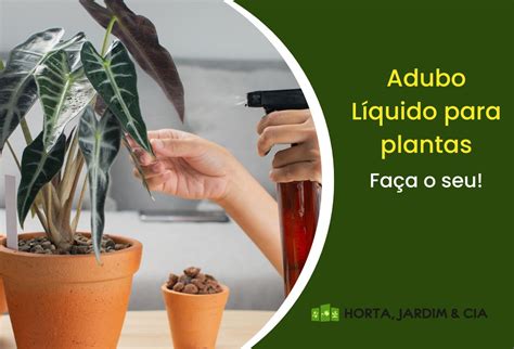 Adubo L Quido Para Plantas Aprenda A Fazer Em Casa Horta Jardim E Cia