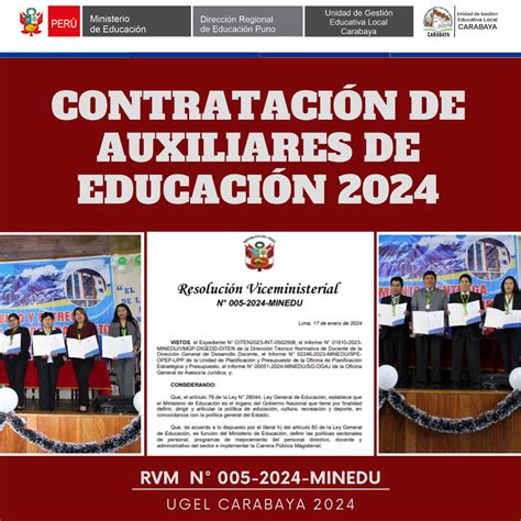 Contrataci N De Auxiliares De Educaci N Publicaci N De Resultados