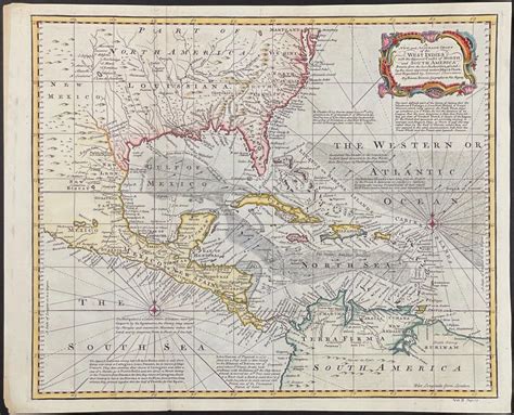 Sold Price Harris A New And Accurate Chart Of The West Indies With The