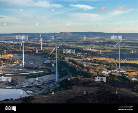 Wareham Dorset Uk 6th January 2023 Uk Weather Aerial View Of The