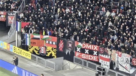 Supportersverenigingen Ajax Willen Na Zien Palestijnse Vlag Geen