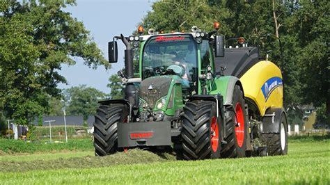 Pressing Wrapping Bales Fendt New Holland Mchale