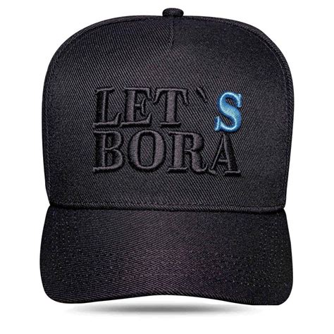 Let's Bora Significado - Boné Let's Bora Preto Azul Israel e Rodolffo - Blck Brasil - Boné ...