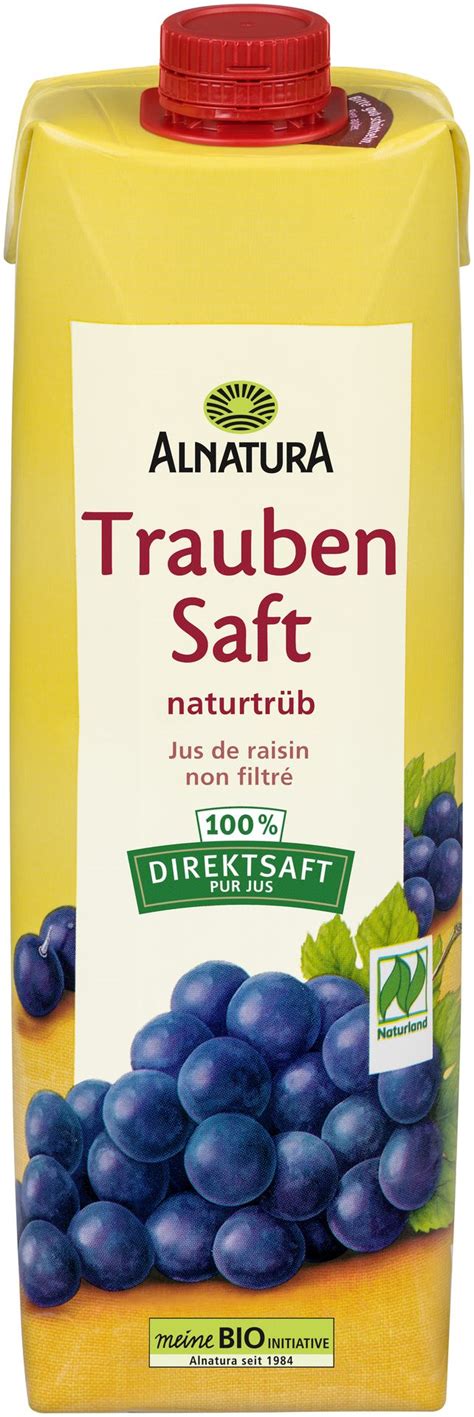 Alnatura Traubensaft Naturtr B X L Online Kaufen