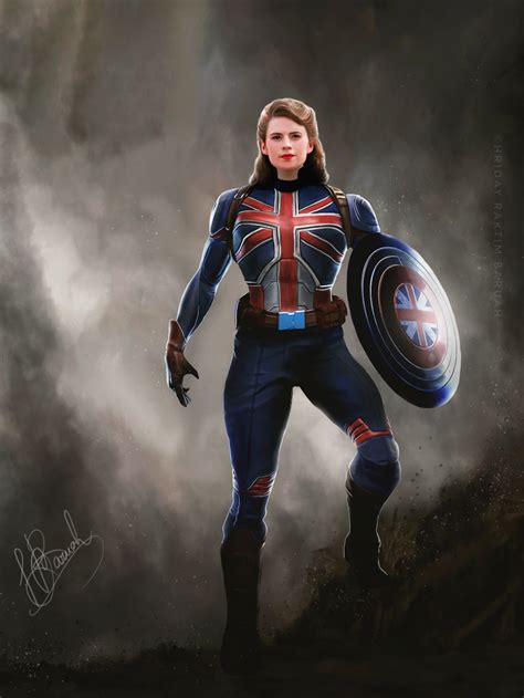 ArtStation - Captain Peggy Carter / What If Peggy became Captain ...