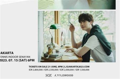 Resmi Harga Tiket Fan Meeting Lee Jong Suk Di Jakarta 15 Juli 2023