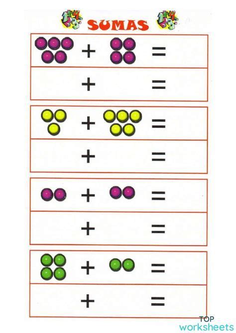 Adiciones Fichas De Exercícios De Matemática Atividades Math