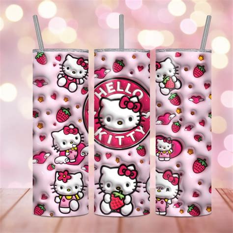 Hello Kitty Sublimation Wrap 20 Oz Etsy