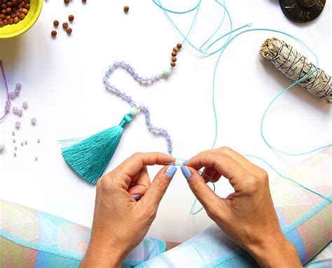 How To Make Mala Beads Step By Step Diy Guide Mala Bead Necklace