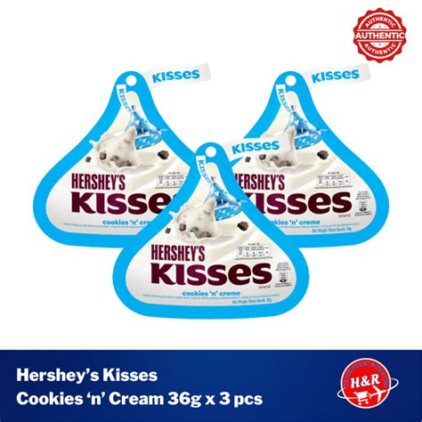 Hersheys Kisses Cookies And Cream 3 Packs X 36g Chocolate Lazada Ph