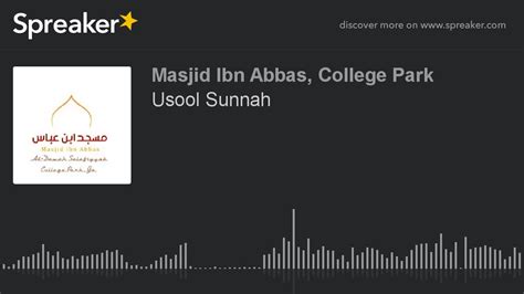 Usool Sunnah Part 3 Of 4 Youtube