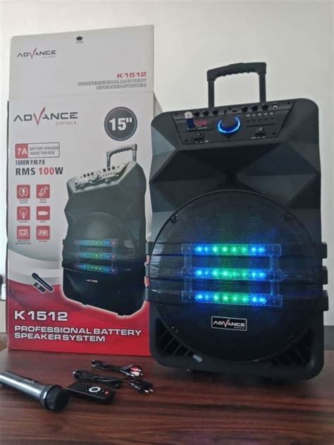 Speaker Portable Advance 15 Inch Homecare24