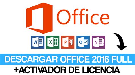 Office 2016 Profesional Full Activador 32 y 64Bits en Español