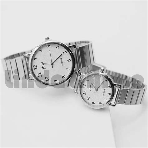 Jual Jam Tangan Analog Jhui Wanita Dan Pria Casual Strap Rantai Magnet