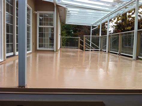 Liquid Membrane Waterproofing Completed Deck Vancouver By Total Waterproofing Inc Houzz