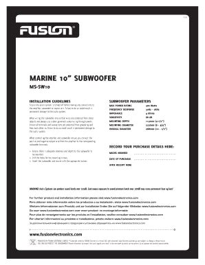 Fillable Online Step By Step Instructions For Wiring An Amplifier In