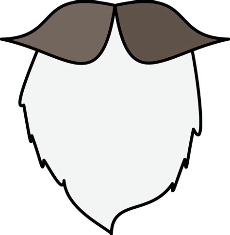 moustache Hipster movember beared men Flat Color Icon Vector 13137797 Vector Art at Vecteezy