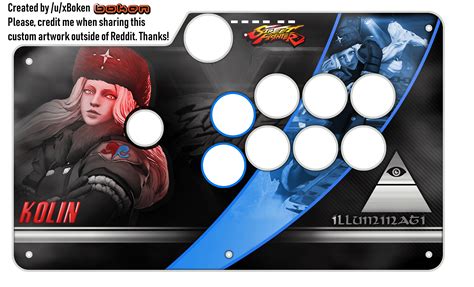 Free Street Figther V Kolin Showdown Edition Custom Artwork For Venommayflash F500 Rar In