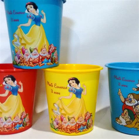 Baldinho De Pipoca Branca De Neve Elo Produtos Especiais