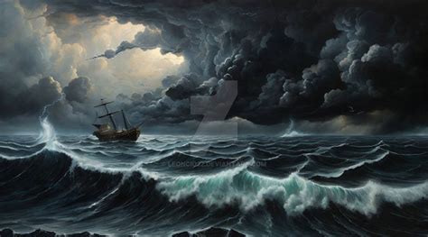 black storm over the sea by Leoncio22 on DeviantArt