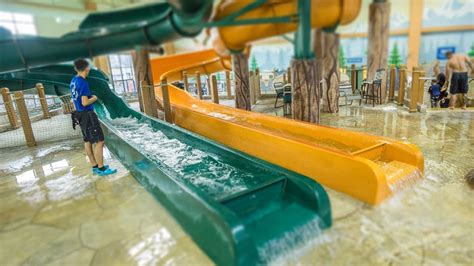 Great Wolf Lodge Poconos Totem Towers Green Waterslide Onride Pov