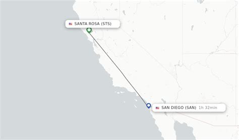 Direct Non Stop Flights From Santa Rosa To San Diego Schedules