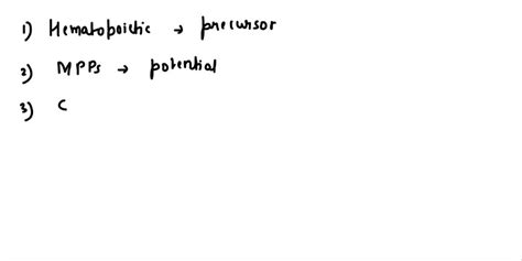 SOLVED: Describe the process of myelopoiesis (granulopoiesis) including the different stages of ...