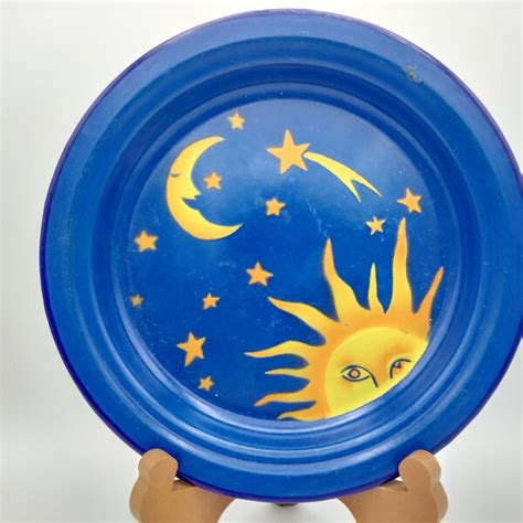 Moon And Stars Dishes Etsy