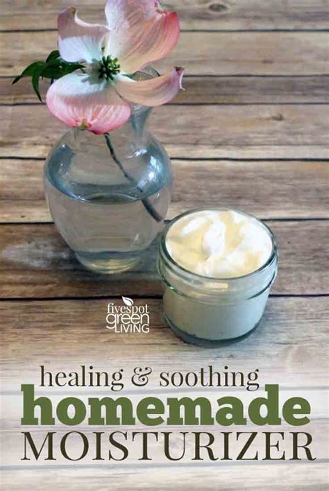 Soothing Homemade Moisturizer Recipe Five Spot Green Living