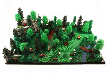 Atv Trail In The Forestmountains Lego Tree Lego Pictures Lego Projects