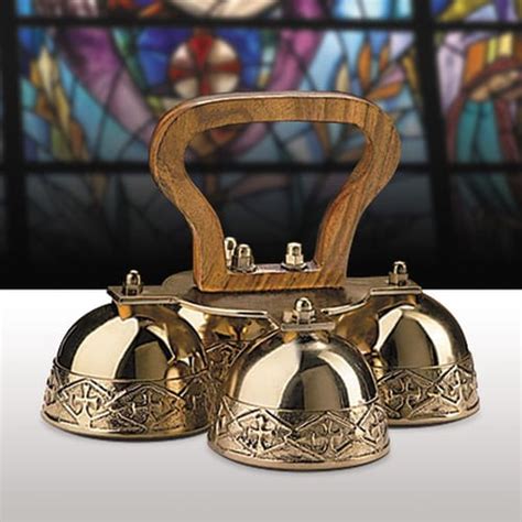 4 Bell Embossed Altar Bells The Catholic Company