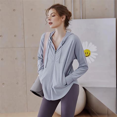 Chaqueta De Protecci N Solar De Yoga Para Mujer Traje Deportivo De