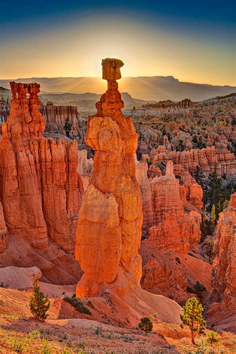 Photographs Of Colorful Formations Of Bryce Canyon National Park In Utah