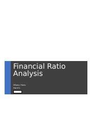 Week Financial Ratio Analysis Docx Financial Ratio Analysis