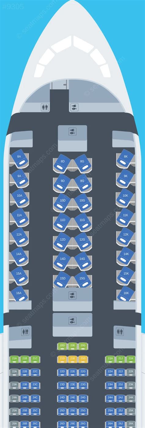 Seat Map Egyptair Boeing B Seatmaestro Off