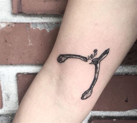 Wishbone Tattoo By Katytheladyy At Built4speedtattoo Wishbone Tattoo