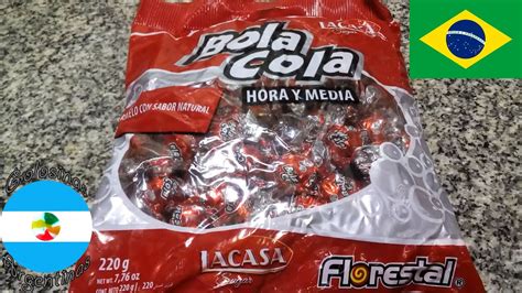 Bola Cola Hora Y Media Caramelos Duros Sabor Cola Lacasa Sugar