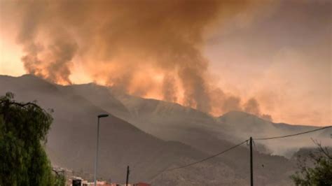 Feuerwehr Bekommt Waldbrand Im Nordosten Von Teneriffa Nicht In Den