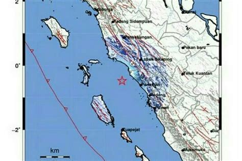 Terkini Gempa Bumi 4 7 SR Guncang Padang Pariaman Sumatera Barat BMKG