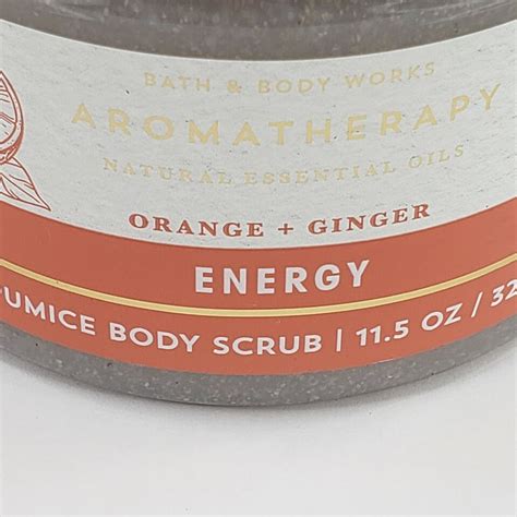 2 Bath And Body Works Pumice Body Scrub Aromatherapy Energy Orange Ginger