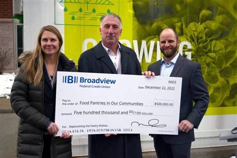 Broadview Fcu S Half Million Dollar Donation Aims To Fight Hunger In N Y