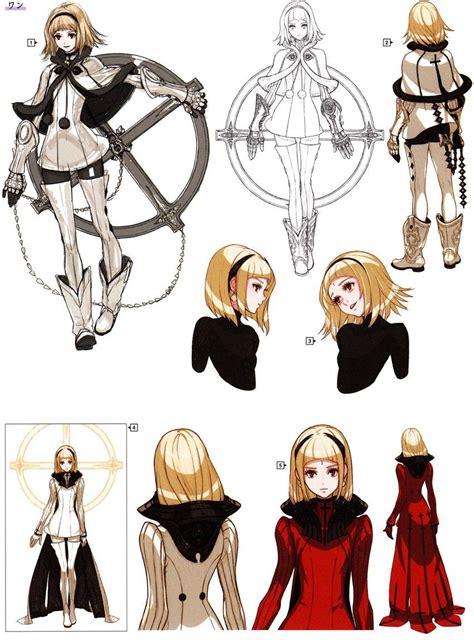 One (Drakengard 3) Character Model Sheet, Character Modeling, Game ...