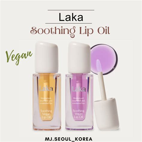 Laka Soothing Vegan Lip Oil 2types Shopee Malaysia