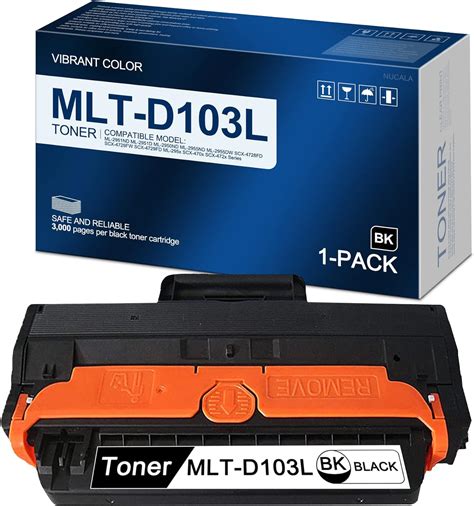 Amazon NUCA SU720A MLT D103L 1 Pack Black Toner Cartridge