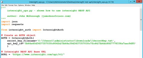 Introduction To The Cisco Intersight Rest Api With Python