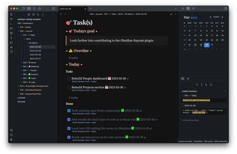 A vault designed for collecting knowledge and task management - Share & showcase - Obsidian Forum