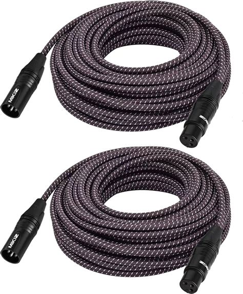 Amazon 5 Pack Studio Z Microphone Cable Pack 20 FT Mic Cables 5