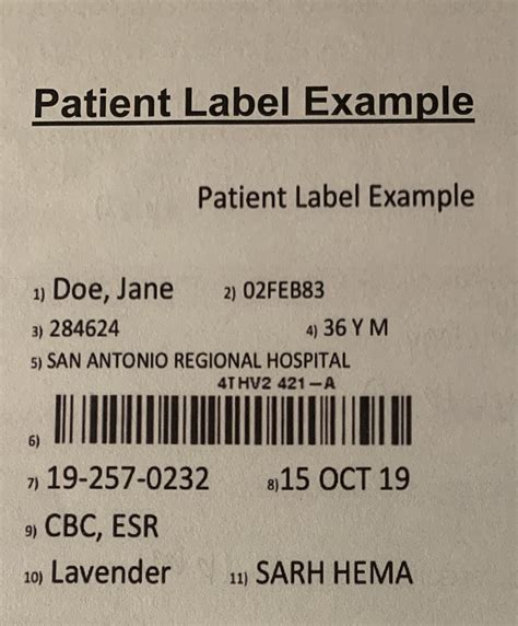 Pts Patient Label Diagram Quizlet