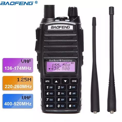 Radio Portatil Baofeng UV 82 Tribanda El Walkie Talkie Profesional